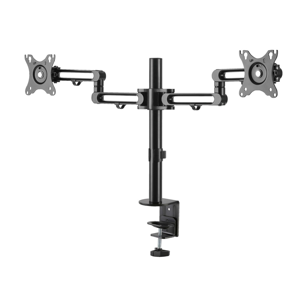 [DDR1327SDFC-1] Dual-Monitor Flex-Arm Desktop Clamp for 13” to 27” Displays