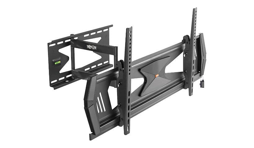 Heavy-Duty Full-Motion Security TV Wall Mount for 37" to 80", Flat or Curved, UL Certified
