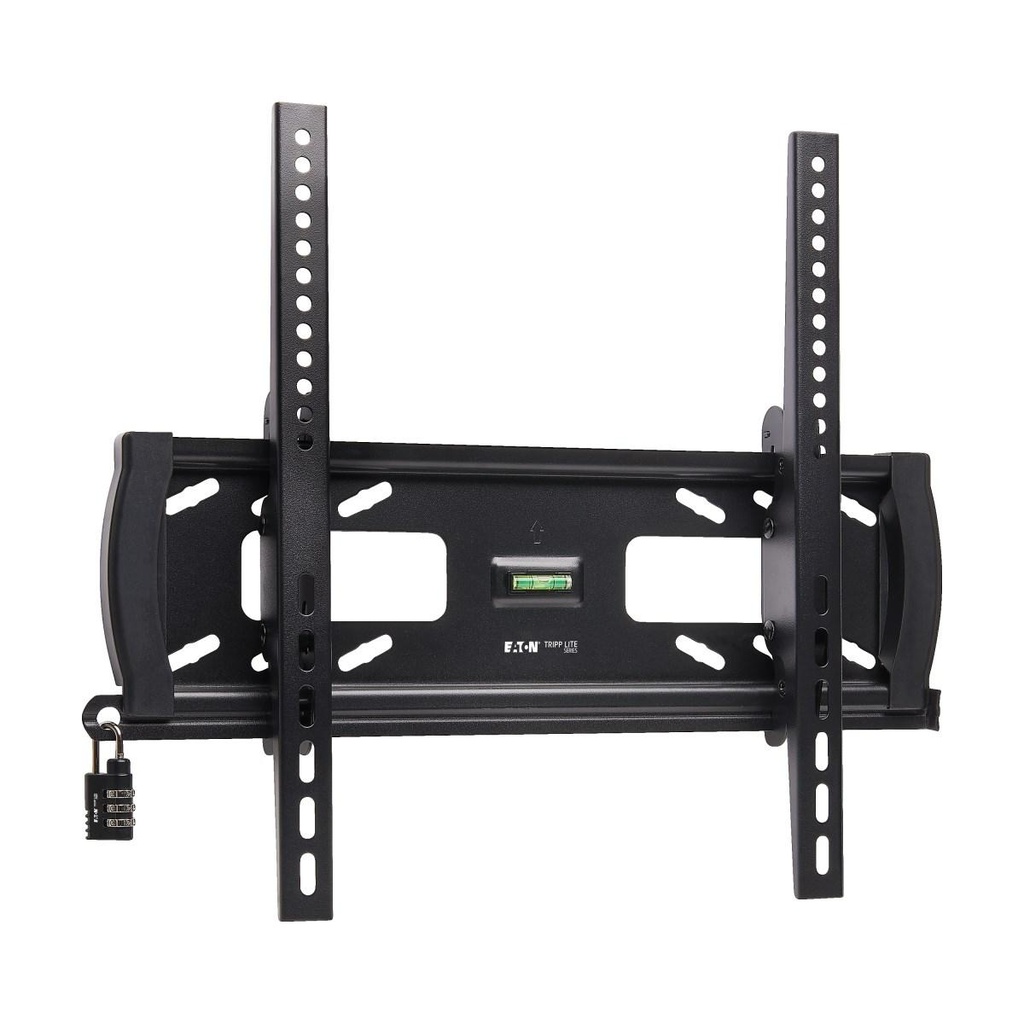 Heavy-Duty Tilt Security Wall Mount for 32" to 55" TVs and Monitors, Flat or Curved Screens, UL Certified