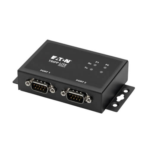 [U208-002-IND] 2-Port RS-422/RS-485 USB to Serial FTDI Adapter with COM Retention (USB-B to DB9 F/M)