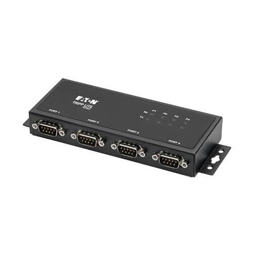 [U208-004-IND] 4-Port RS-422/RS-485 USB to Serial FTDI Adapter with COM Retention (USB-B to DB9 F/M)