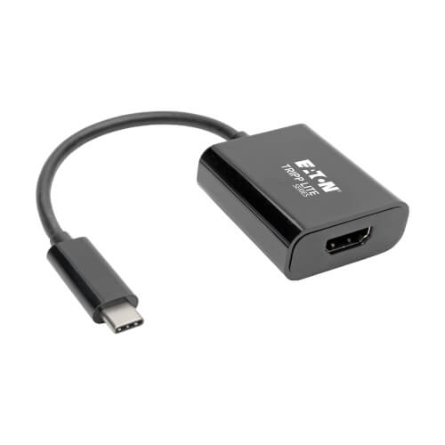 [U444-06N-HDB-AM] USB-C to HDMI 4K Adapter with Alternate Mode - DP 1.2, Black