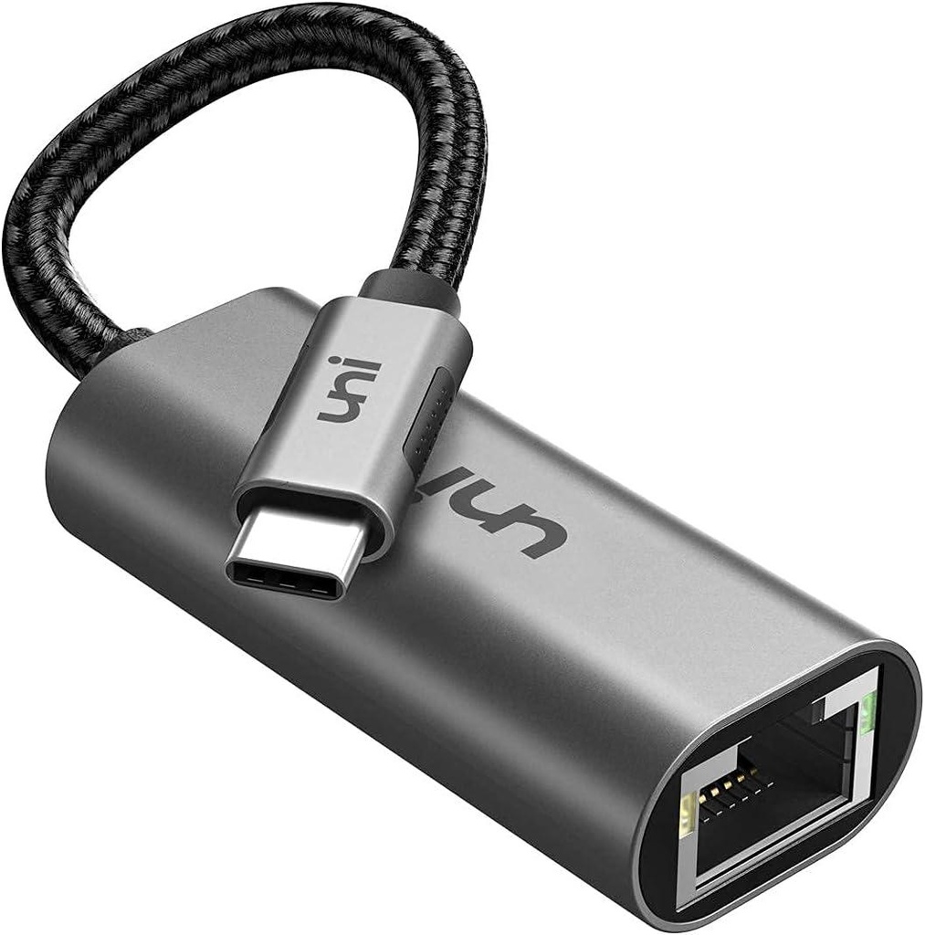 [U336-000-GB-CA] USB-C, USB-A to RJ45 Gigabit Ethernet Network Adapter (2xM/F), USB 3.2 Gen 1, Black