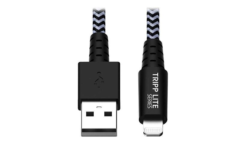 [M100-003-HD] Heavy-Duty USB-A to Lightning Sync/Charge Cable, MFi Certified - M/M, USB 2.0, 3 ft. (0.91 m)