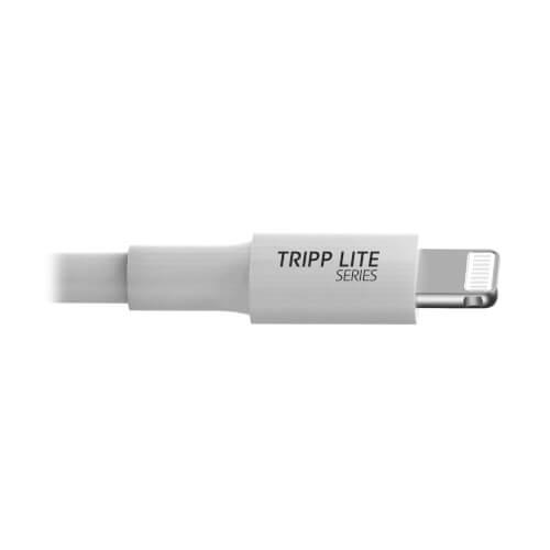 [M100-003-WH] USB-A to Lightning Sync/Charge Cable, MFi Certified - White, M/M, USB 2.0, 3 ft. (0.91 m)