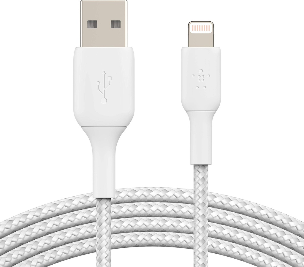 [M100-006-WH] USB-A to Lightning Sync/Charge Cable, MFi Certified - White, M/M, USB 2.0, 6 ft. (1.83 m)