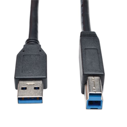 [U322-006-BK] USB 3.0 SuperSpeed Device Cable (AB M/M) Black, 6 ft. (1.83 m)
