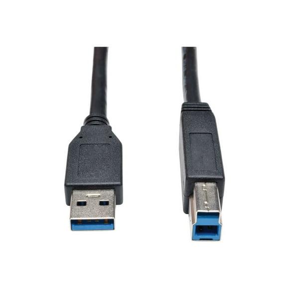 [U322-010-BK] USB 3.0 SuperSpeed Device Cable (AB M/M) Black, 10 ft. (3.05 m)