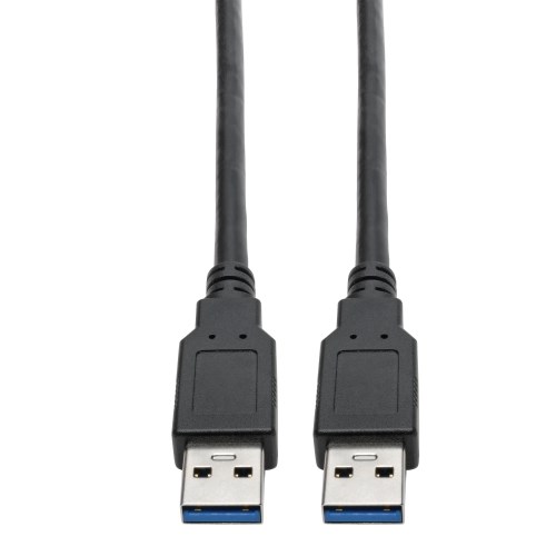 [U325-006] USB 3.0 SuperSpeed A/A Cable for Tripp Lite USB 3.0 All-in-One Keystone/Panel Mount Couplers (M/M), Black, 6 ft. (1.83 m)