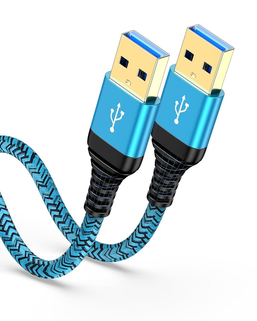 [U325-010-IND] USB-A Male to USB-A Male Cable, SuperSpeed, 3.0/3.1, Industrial, 10 ft. (3.05 m) - IP68, Shielded, TAA