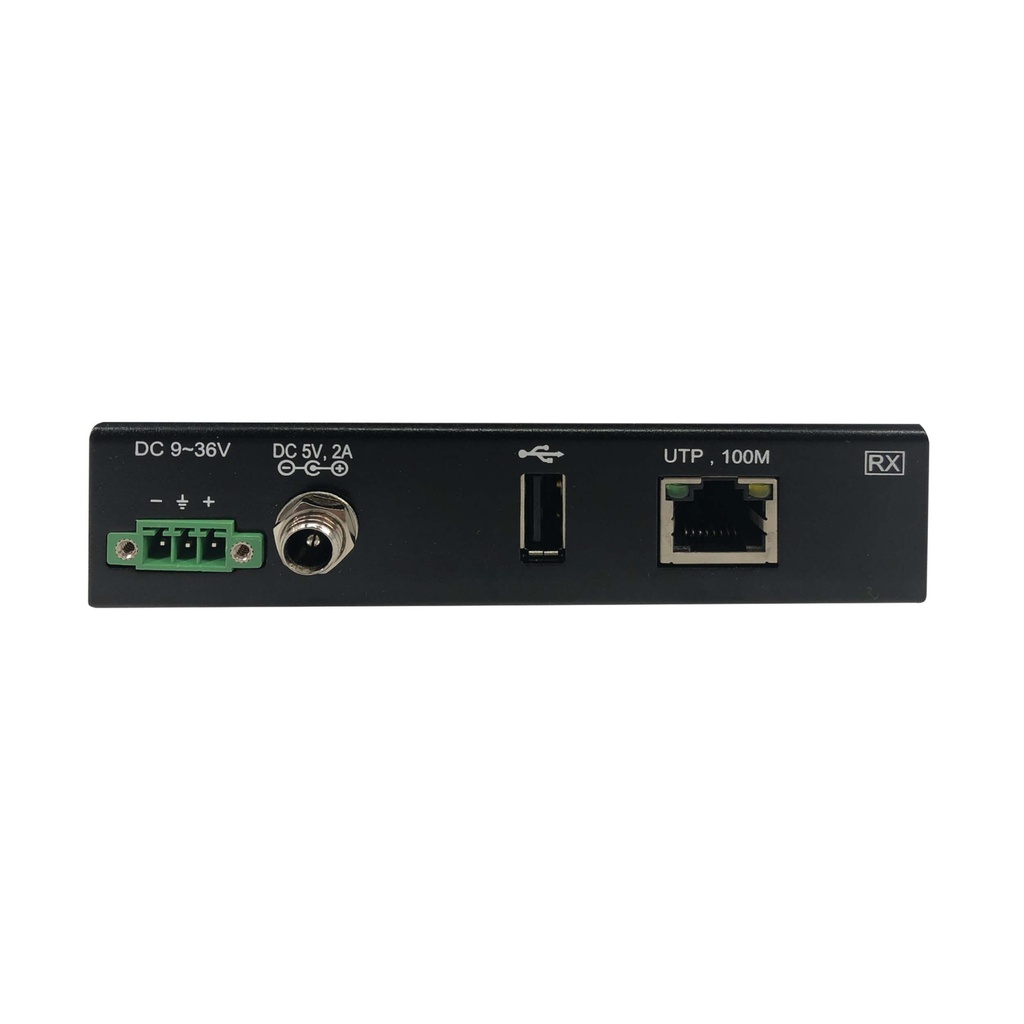 [B203-101-IND-ER] 1-Port Industrial USB over Cat6 Extender, ESD Protection, PoC - USB 2.0, Mountable, 330 ft., TAA