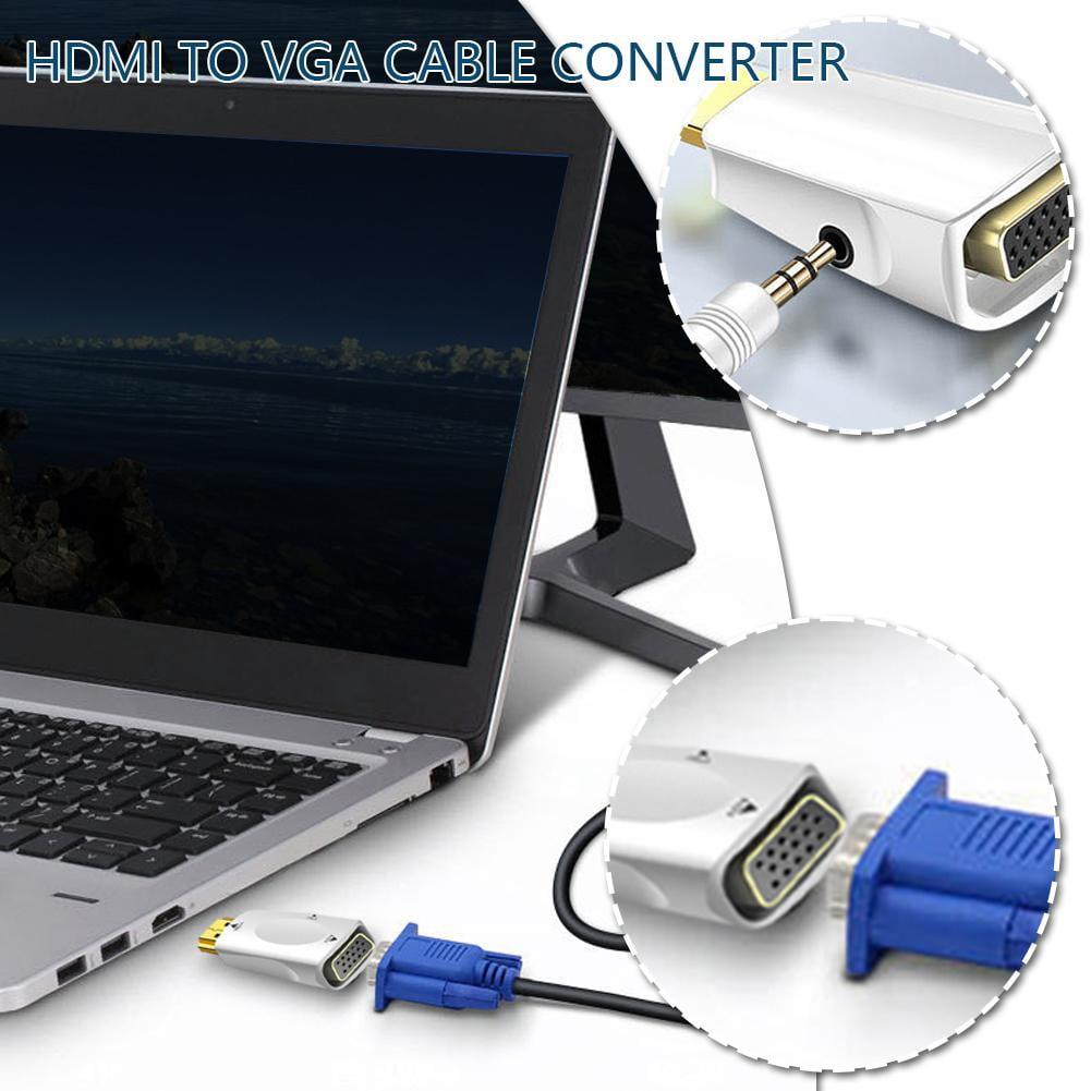 [P131-000] HDMI Male to VGA Female Adapter Video Converter