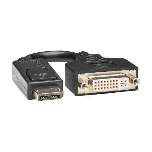 [P134-000] DisplayPort to DVI-I Adapter Cable (M/F), 6 in. (15.2 cm)