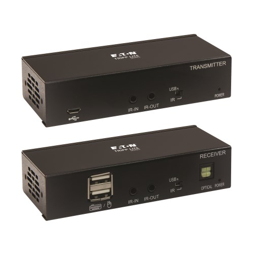 [B127A-1A1-BDBH] DisplayPort to HDMI over Cat6 Extender Kit, KVM Support, 4K 60Hz, 4:4:4, USB, PoC, HDCP 2.2, 230 ft., TAA