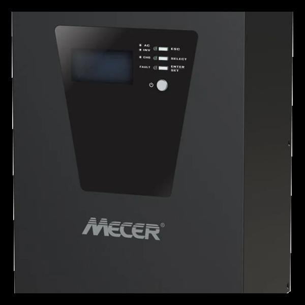 [IVR-1200MPPT] Mecer 1200VA, 1000W, 12V DC-AC Inverter with LCD Display, Lead Acid / Lithium Battery Compatable and Built-in MPPT Module 