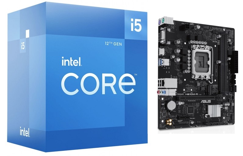 [CI5-12400-H610M-R] Alder Lake Core i5-12400 with H610M-R