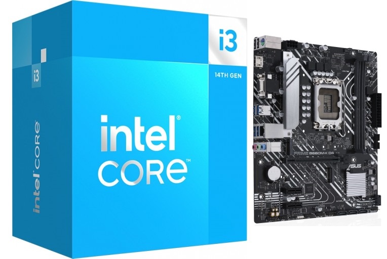 [CI3-14100-B660M-K] Raptor Lake Core i3-14100 with B660M-K