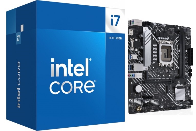 [I7-14700-BX-B660M-K] Raptor Lake Core i7-14700 with B660M-K