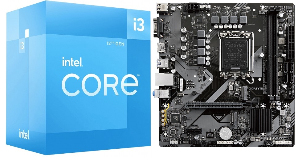 [CI3-12100-B760M-H] Alder Lake Core i3-12100 with B760M-H