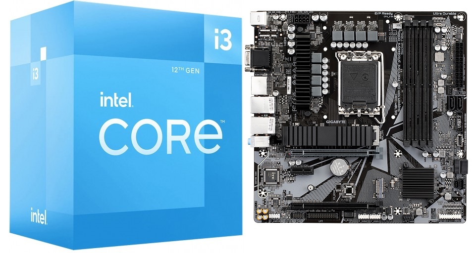 [CI3-12100-Q670M-D3H] Alder Lake Core i3-12100 with Q670M-D3H