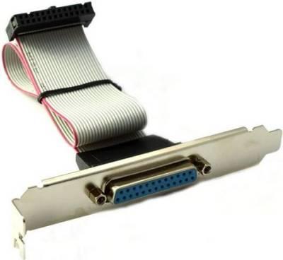 [LPT-30] 25 Pin Parallel Port Header Cable W/Bracket