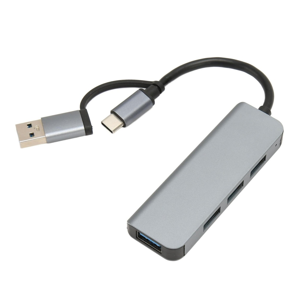 External USB3.0 Type A and Type C to 4 Port USB3.0 Type A Hub