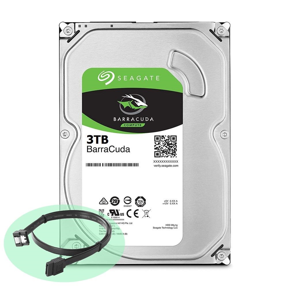 [ST3000DM007] Seagate Barracuda SATA III 3TB 5400rpm 256MB Cache HDD