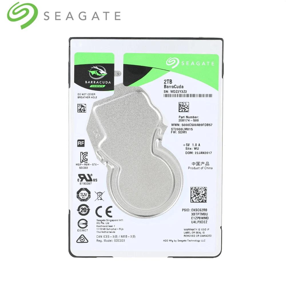 [ST2000LM015] Seagate 2TB SATA III 7mm Hard Disk Drive (5400rpm) 128MB Cache