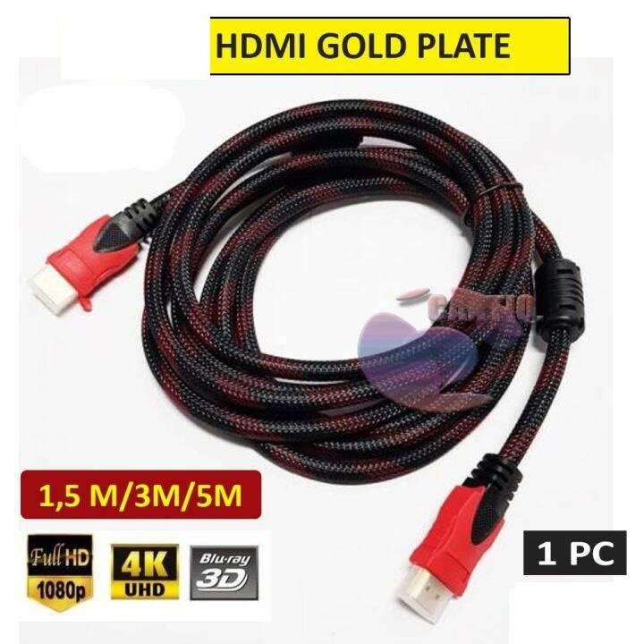 [HDMI-3M] 3 Meter HDMI 1.4b to HDMI Gold Plated Cable with Ethernet