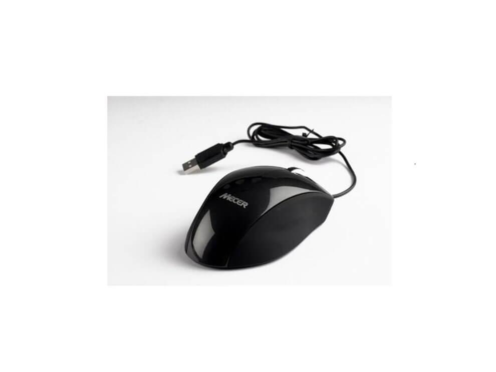 [MM-U03BK] Mecer Optical Wheel USB Mouse - Black