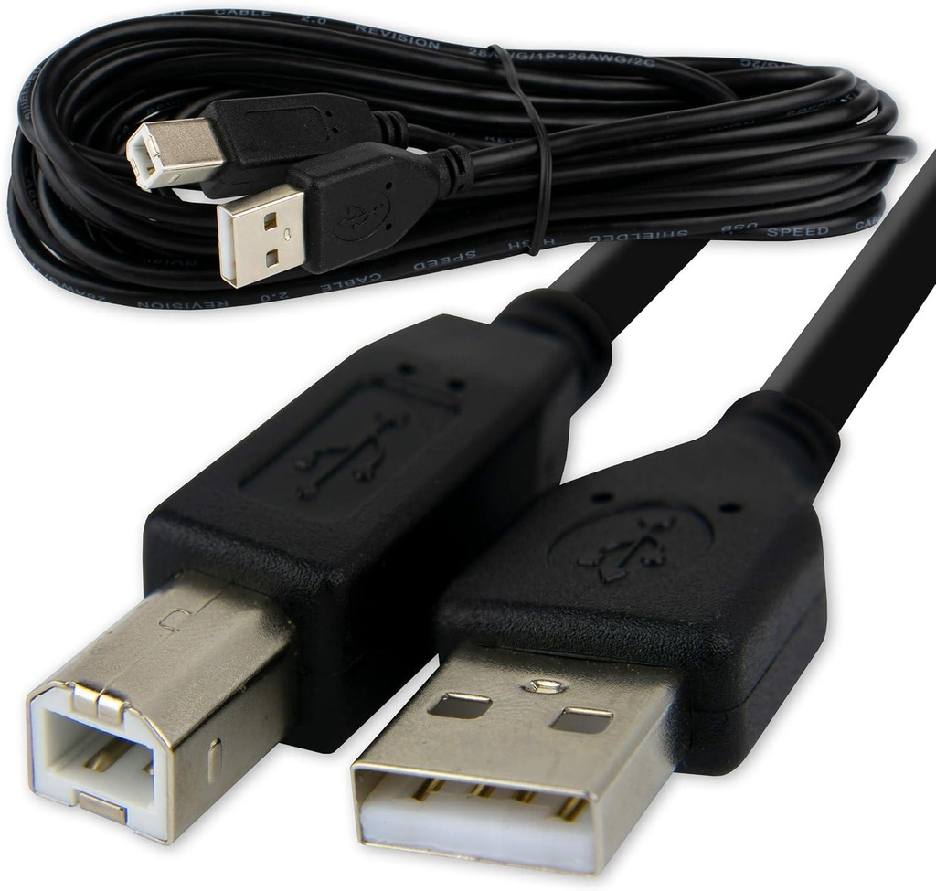 [A006-USB5M] Mini USB AB Printer Cable - 5M