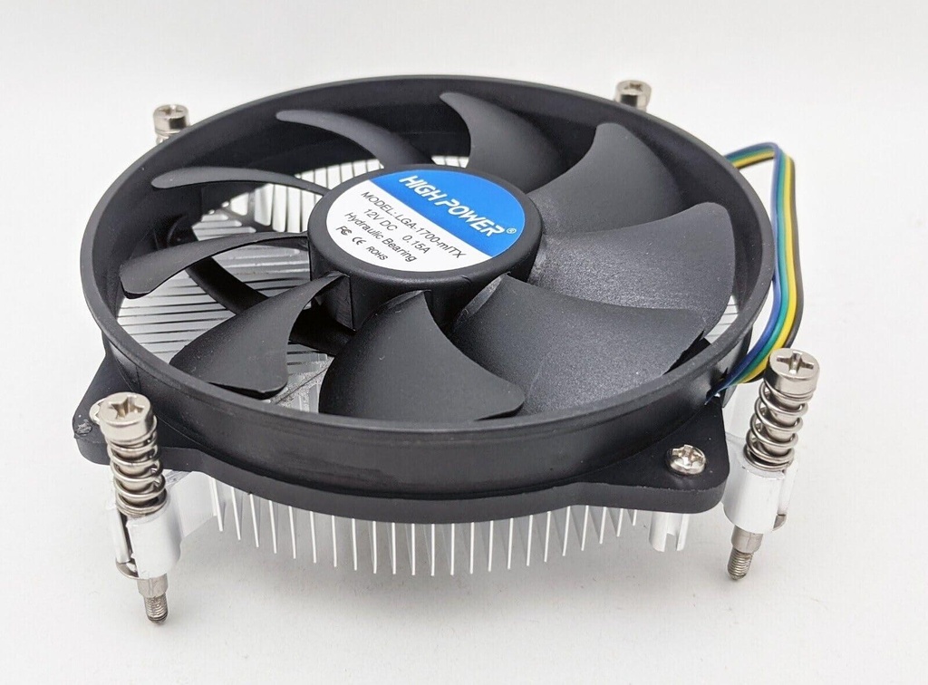 [EC1700A-9525EP] Intel i3/i5/i7 Socket LGA1700 / 1851 CPU Cooling Fan - Up to 95W