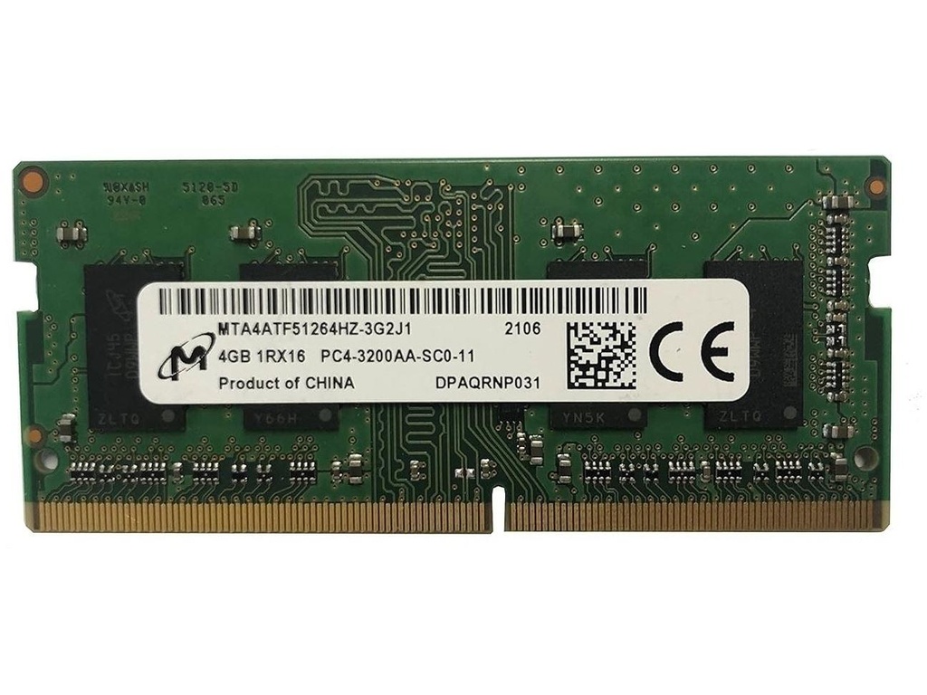 [DDR4-3200-NB4G] 4GB 260PIN DDR4-3200 SODIMM Module