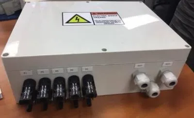 String Combiner Box  6 strings  MC4  +  Surge Protection
