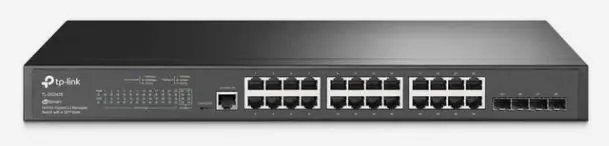 TP-Link 24-Port Gigabit L2+ Managed Switch with 4 x 10GE SFP + Slots