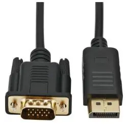 Gizzu 1080P DisplayPort to VGA Cable 1.8m Poly