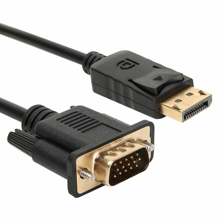 [GCPDPV18] Gizzu 1080P DisplayPort to VGA Cable 1.8m Poly