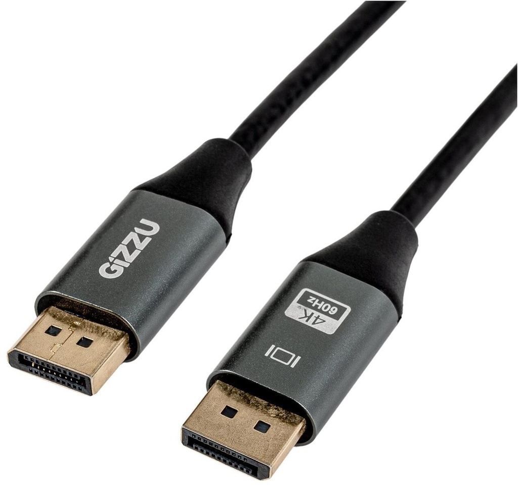 [GCPDPDP15] Gizzu 4K60Hz DP to DP 1.5m Cable Poly