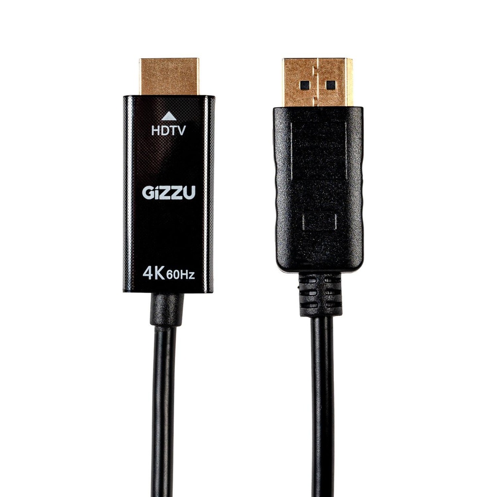 [GCPDPH15] Gizzu 4K60Hz DP to HDMI Cable Poly