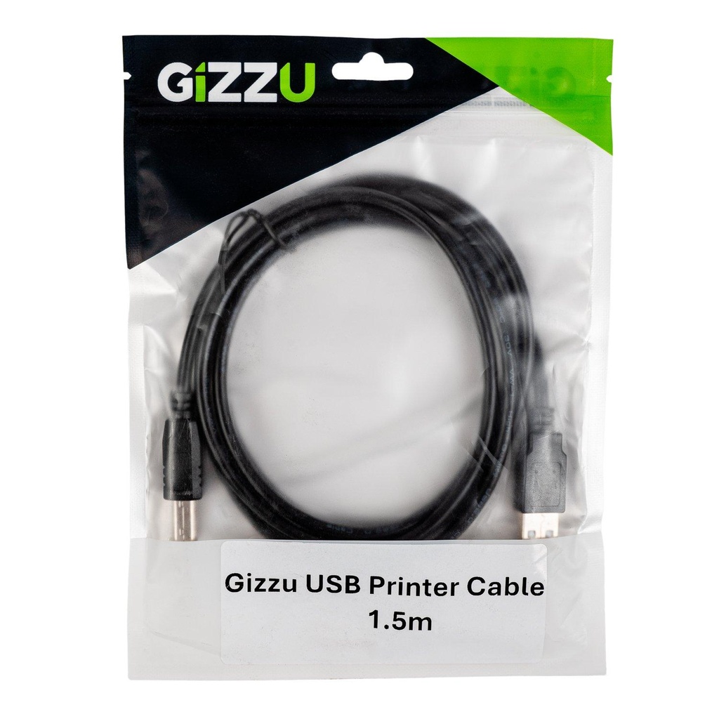 [GCPU2AB15] Gizzu USB2.0 Printer Cable Poly