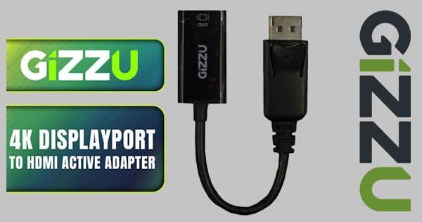[GAPDPH] Gizzu 4K DisplayPort to HDMI Active Adapter Poly