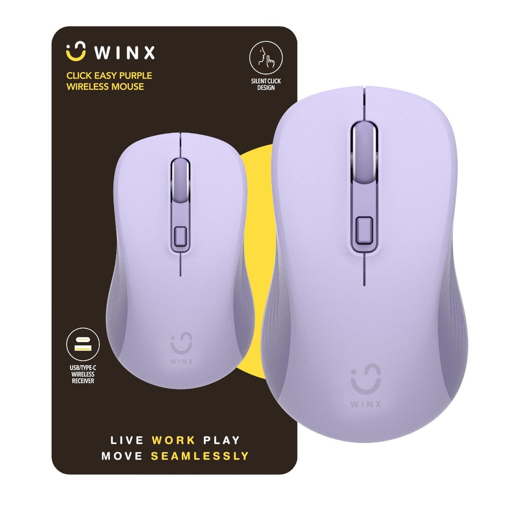 [WX-KB111] WINX DO SIMPLE Mouse Purple