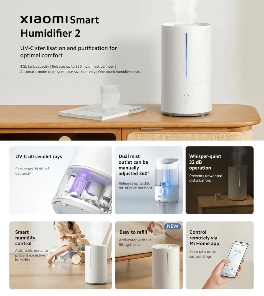 [BHR6026EU] Xiaomi Smart Humidifier 2