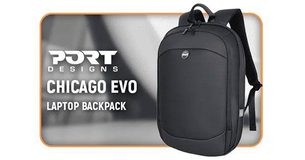 Port Designs Chicago EVO Anti-Theft 13-15.6" Backpack - Black