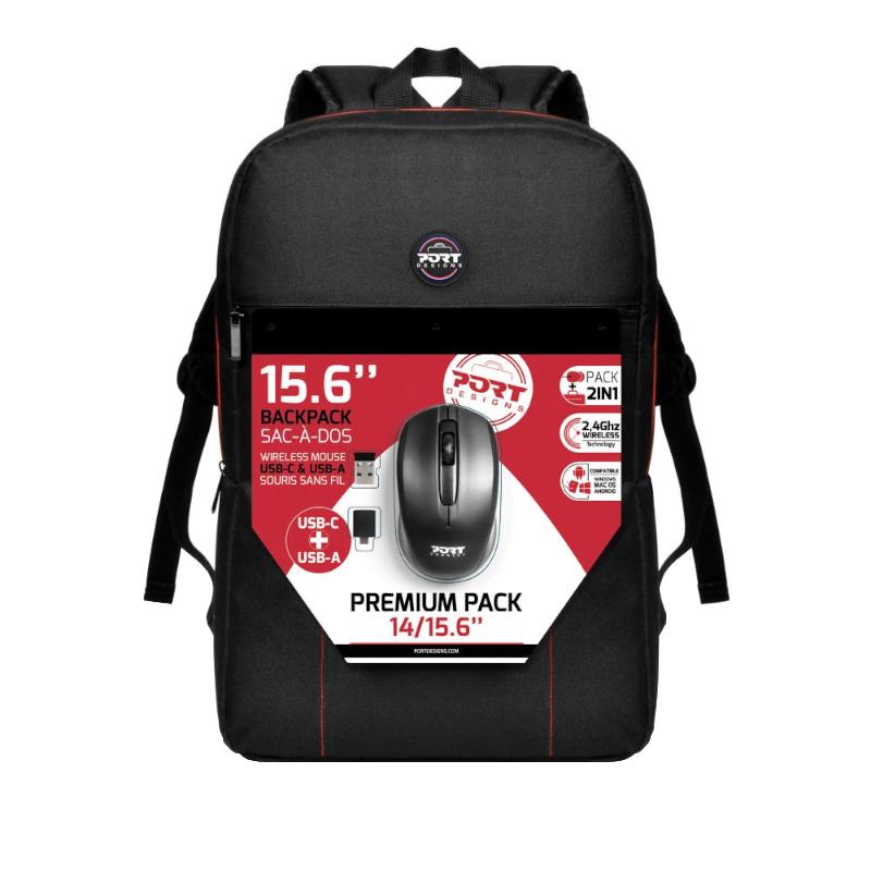 [501901] Port Designs PREMIUM BP PACK 14/15.6" Combo 