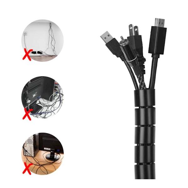 [LP121-30820] UGREEN Cable Pretection Tube 25mm x 5m black