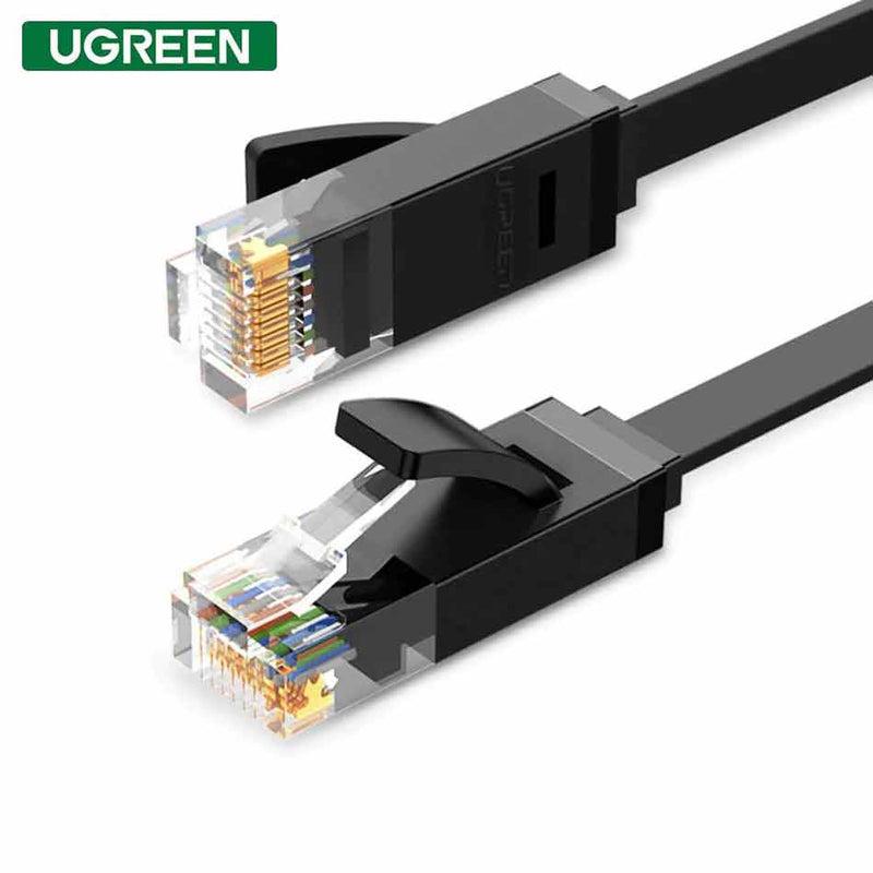 [NW102-50175] UGREEN Cat 6 U/UTP Lan Flat Cable 3m (Black)