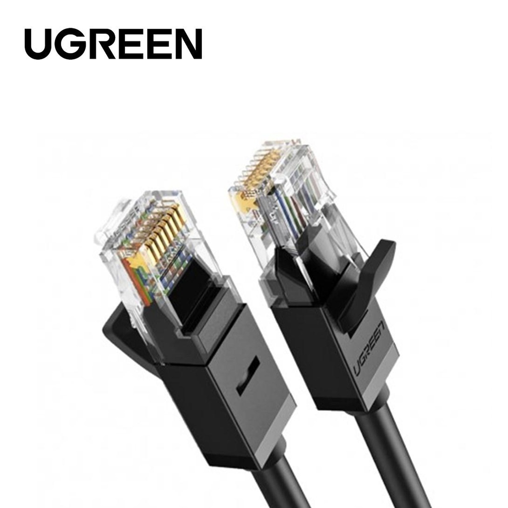 [NW102-50176] UGREEN Cat 6 U/UTP Lan Flat Cable 5m (Black)