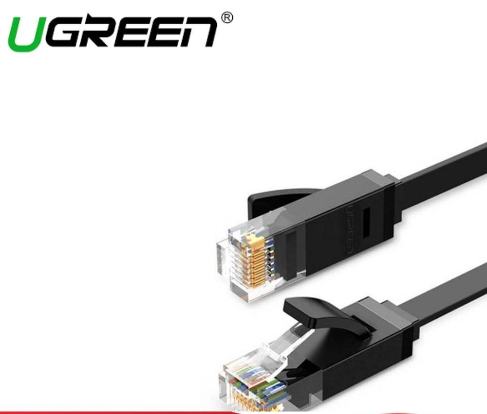 UGREEN Cat 6 U/UTP Lan Flat Cable 20m (Black)