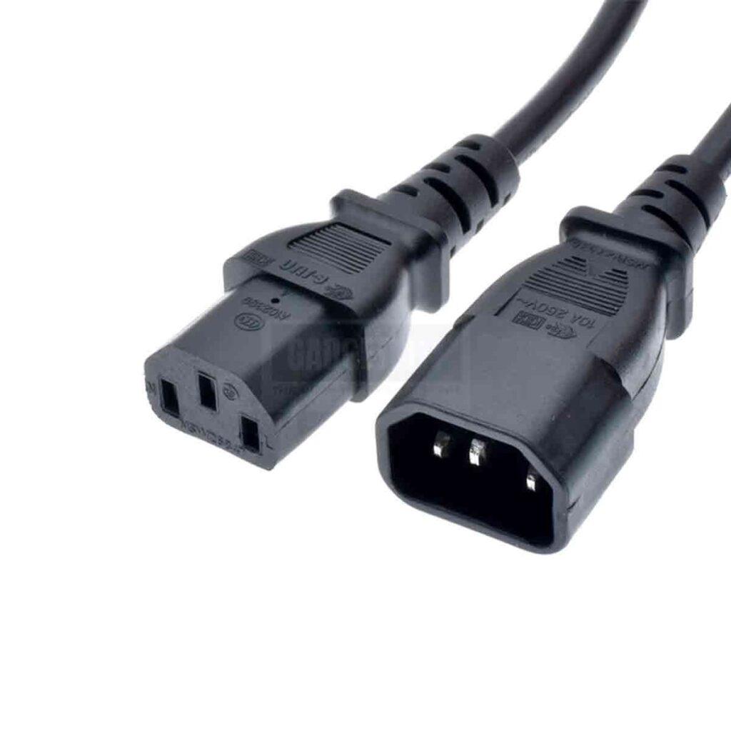 [PC-MICCIC073BK1.8] PWR Male to Female Power Cable Extender 1.8m